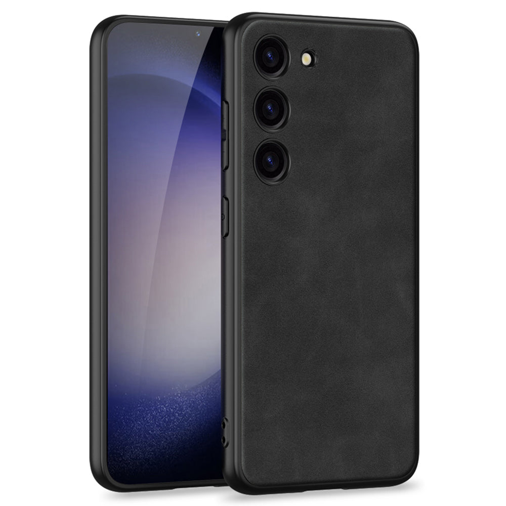 GKK pro Samsung Galaxy S23 matné pouzdro na telefon zadní kryt TPU rámu s koženým povrchem GKK pro Samsung Galaxy S23 matné pouzdro na telefon zadní kryt TPU rámu s koženým povrchem
